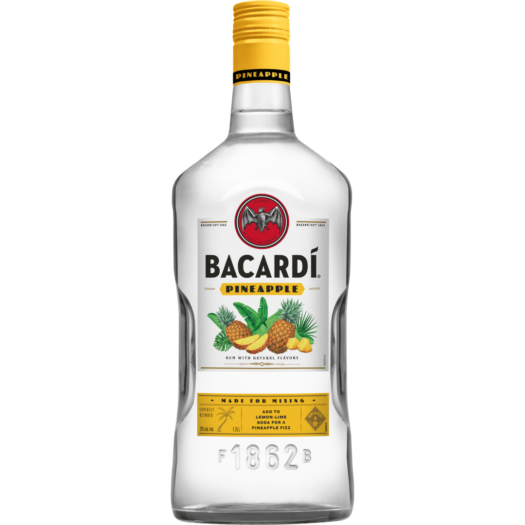 Bacardi Pineapple Rum, Gluten Free 35% 1.75L