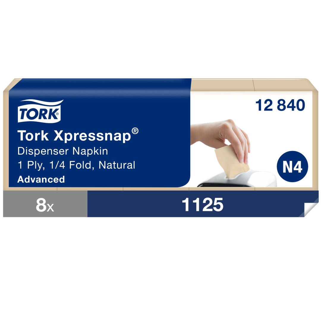 Tork Xpressnap® Natural Dispenser Napkin