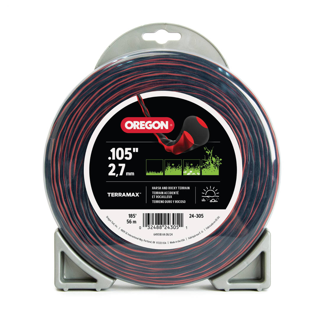 Oregon TerraMax .105" Diameter Trimmer Line, 1lb Donut