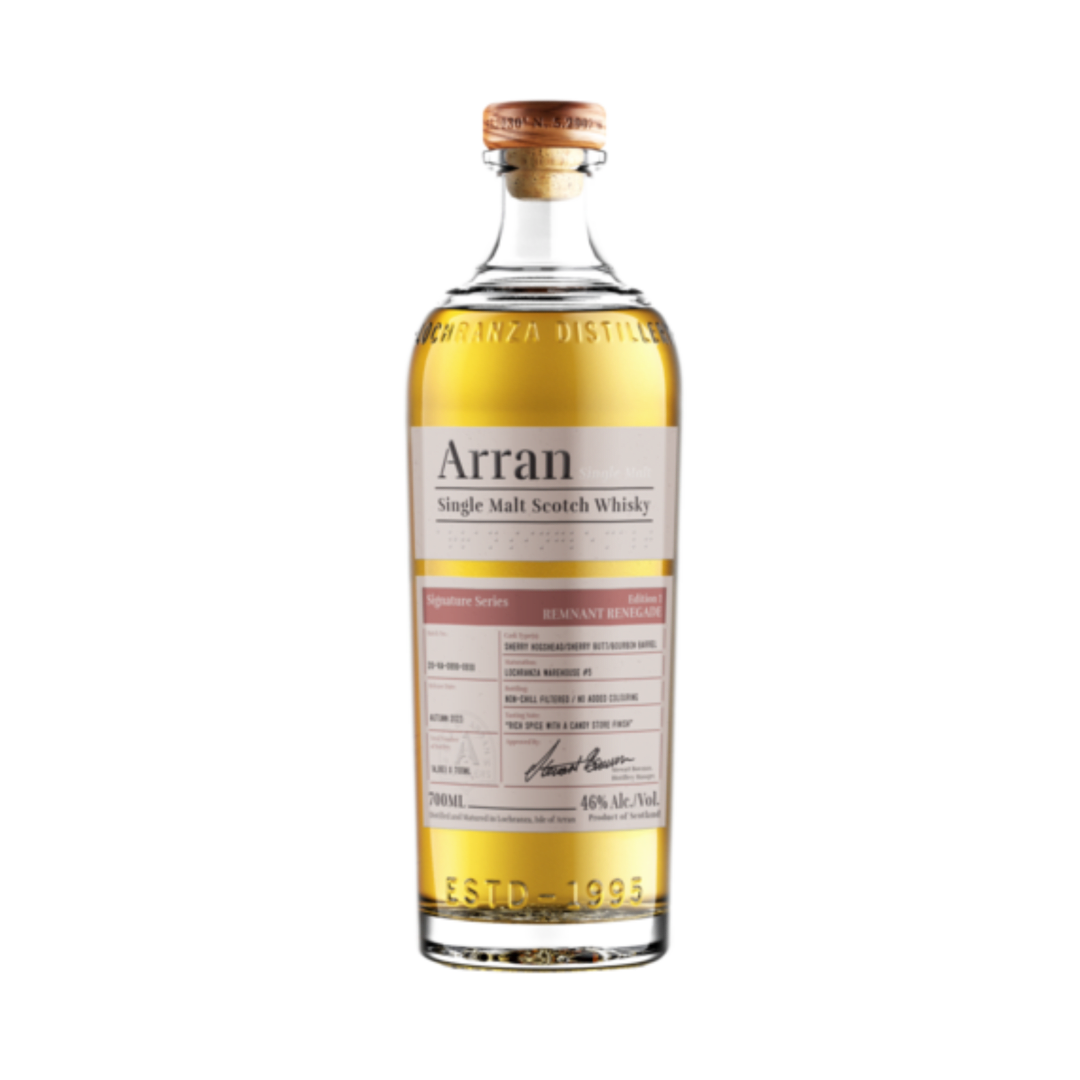 Arran Remnant Renegade Signature Series Single Malt Whisky