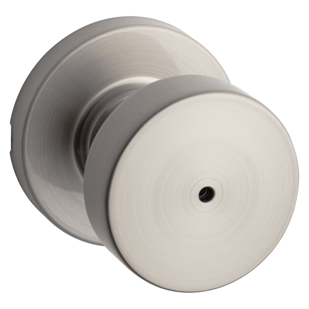 Pismo Round Bed/Bath Door Knob in Satin Nickel