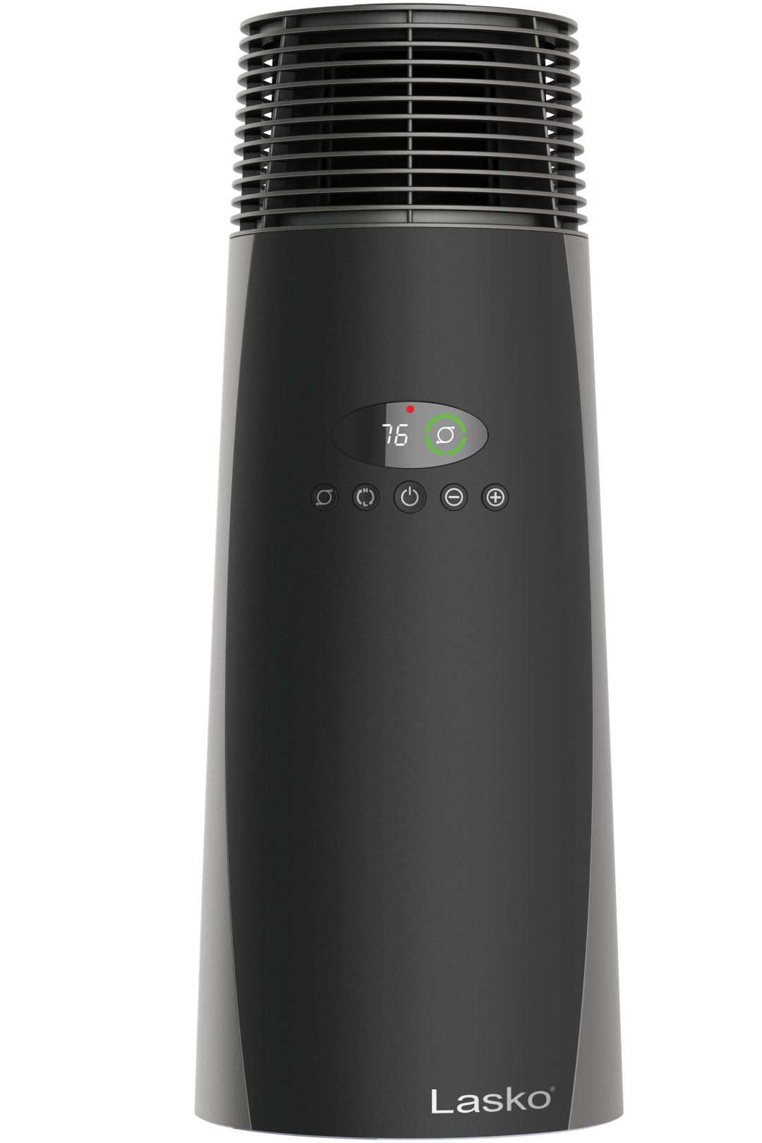Lasko 22" 1500W Full-Circle Warmth Ceramic Tower Space Heater with Remote, Black