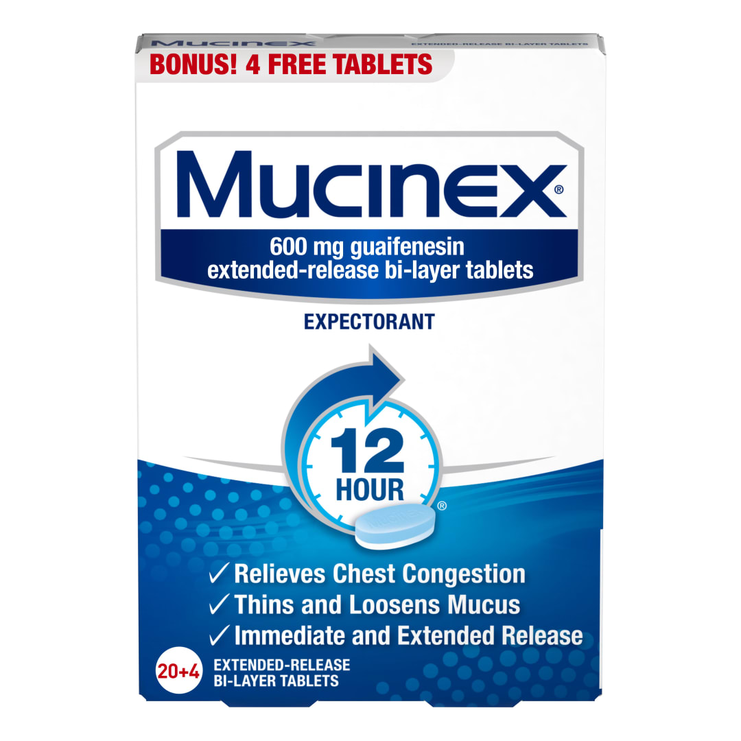MUCINEX SE - Extended Release Bi-Layer Tablets 24/(20+4) ct.