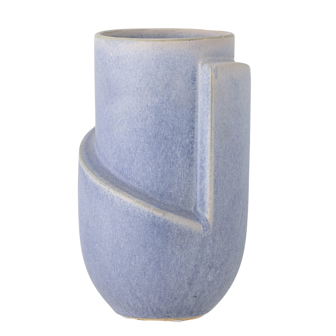 82061346 - Norbert Vase, Blue, Stoneware STOCK: 300