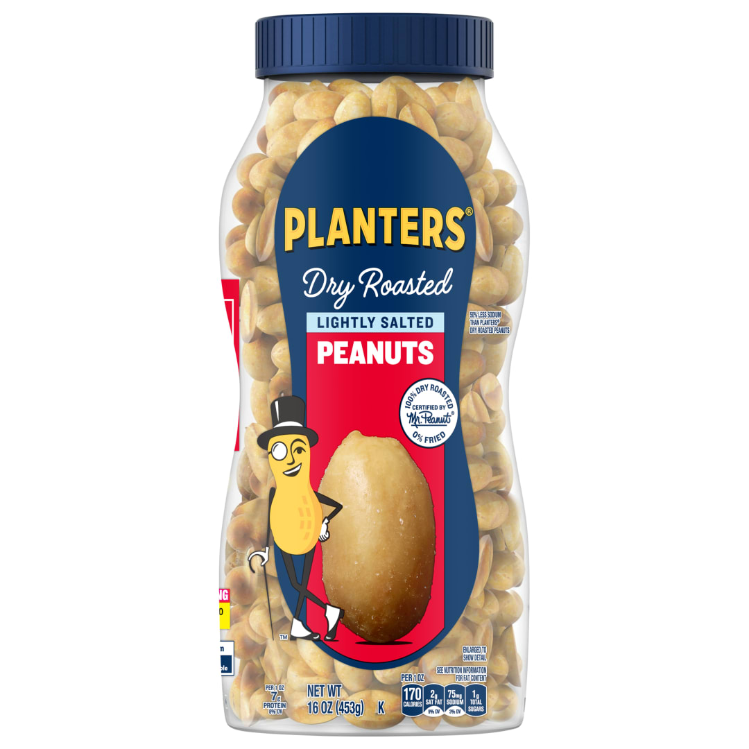 PLANTERS Lightly Salted Dry Roast Peanuts
