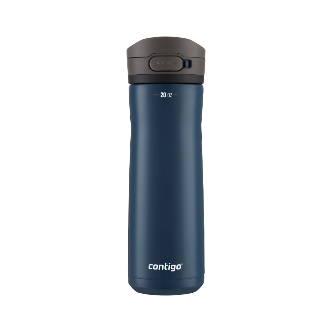 Contigo® Jackson Chill 2.0 Water Bottle with AUTOPOP Lid | Stainless Steel Water Bottle, 20oz., Blueberry Opaque