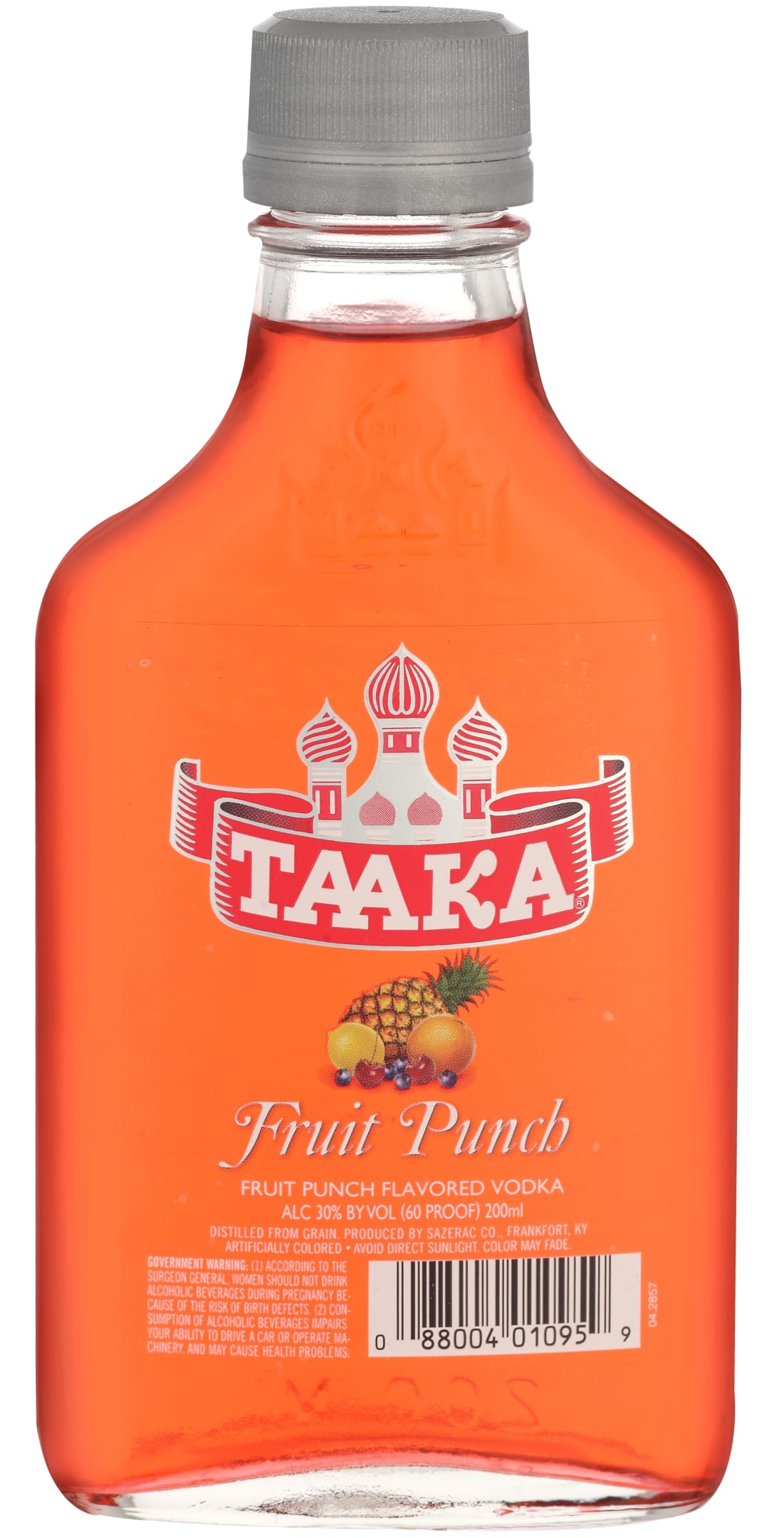 Taaka Fruit Punch Vodka 200ml 60 Proof