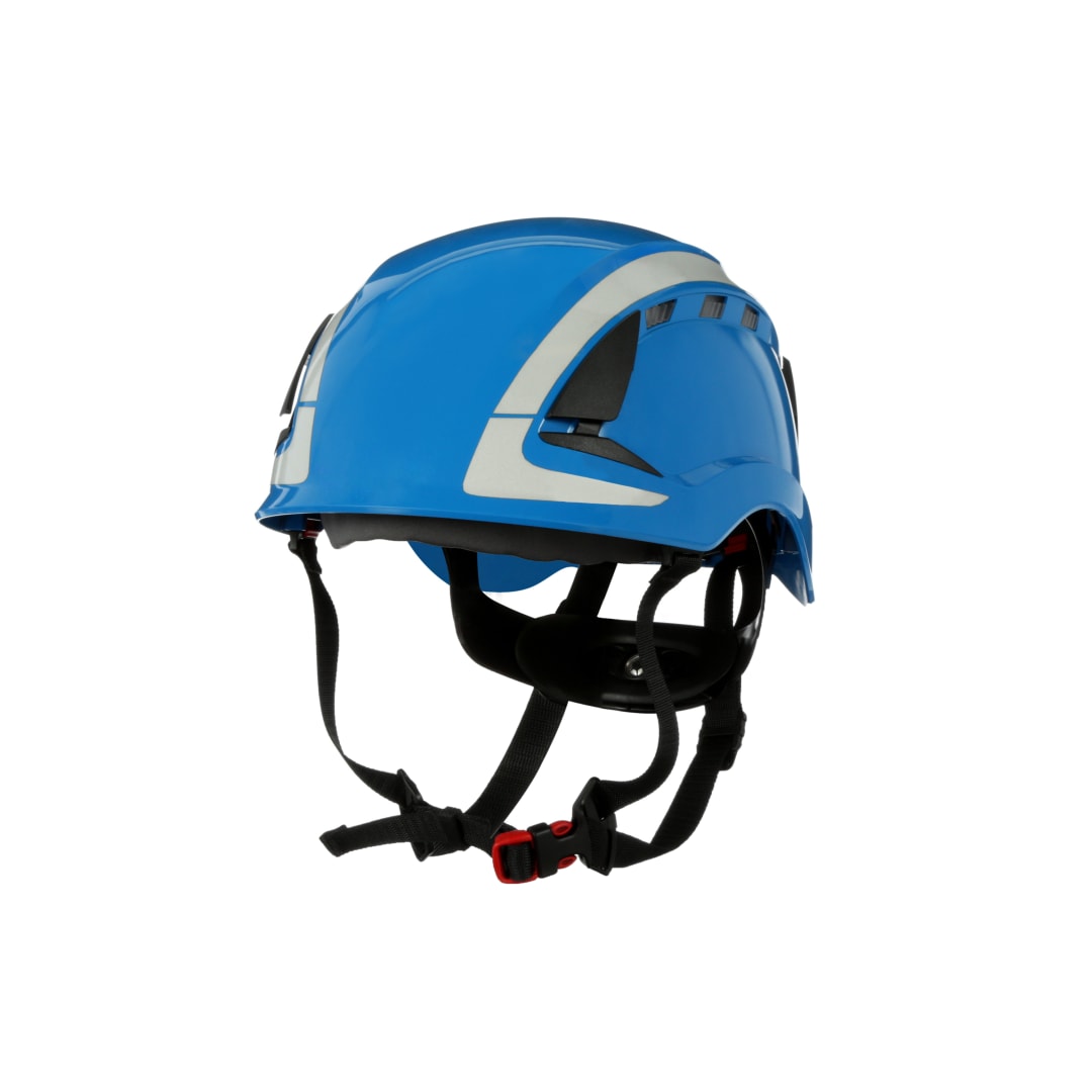 3M™ SecureFit™ X5000 Güvenlik Bareti, Havalandırmalı, reflektifli, CE, Mavi, X5003V-CE