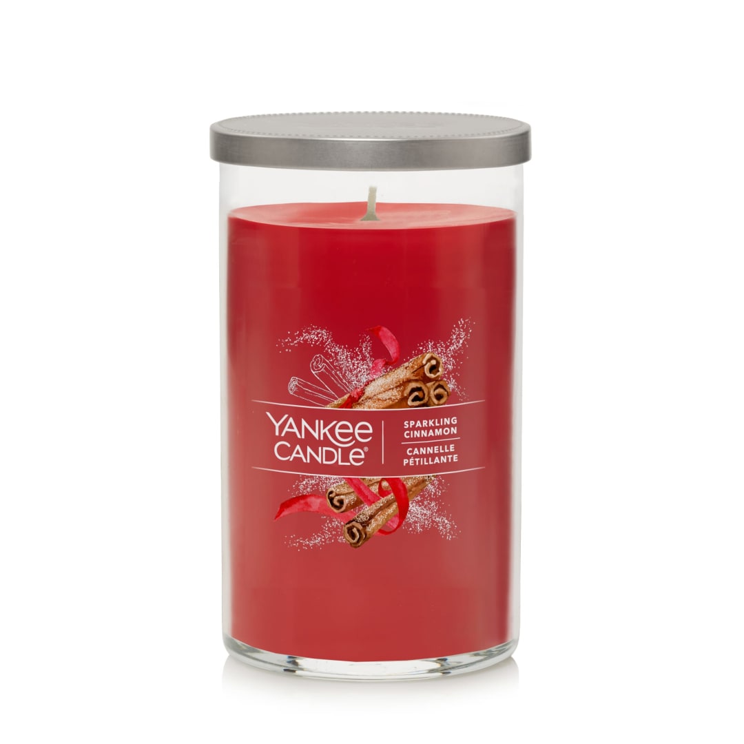 Yankee Candle Sparkling Cinnamon Signature Medium Pillar Candle
