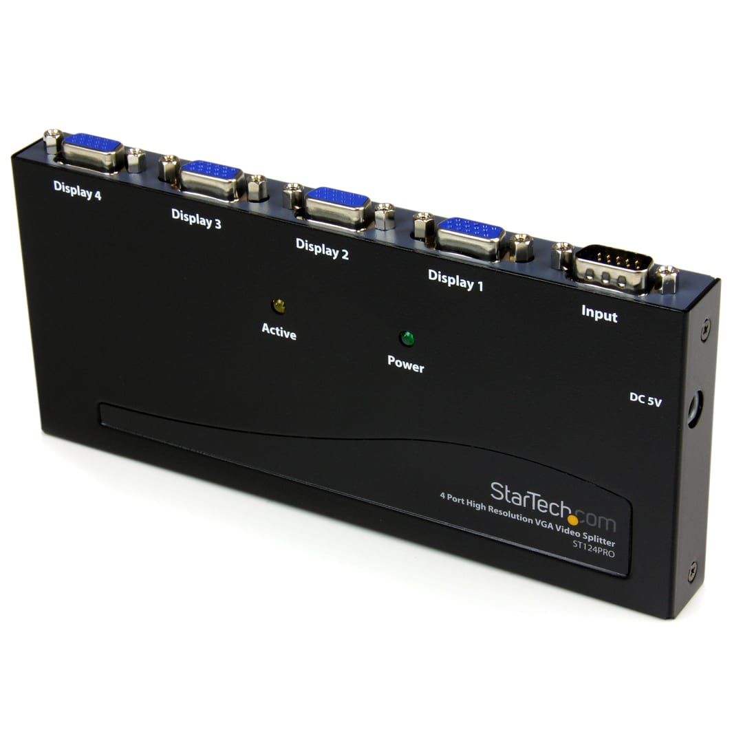 4 Port High Resolution SVGA Video Splitt