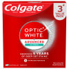 Colgate Optic White Advanced Icy Fresh Toothpaste with 2% Hydrogen Peroxide, 3 Pack, 3.2 OZ