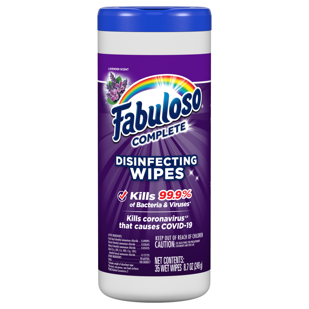 Fabuloso Complete Lavender Wipes - 35 count