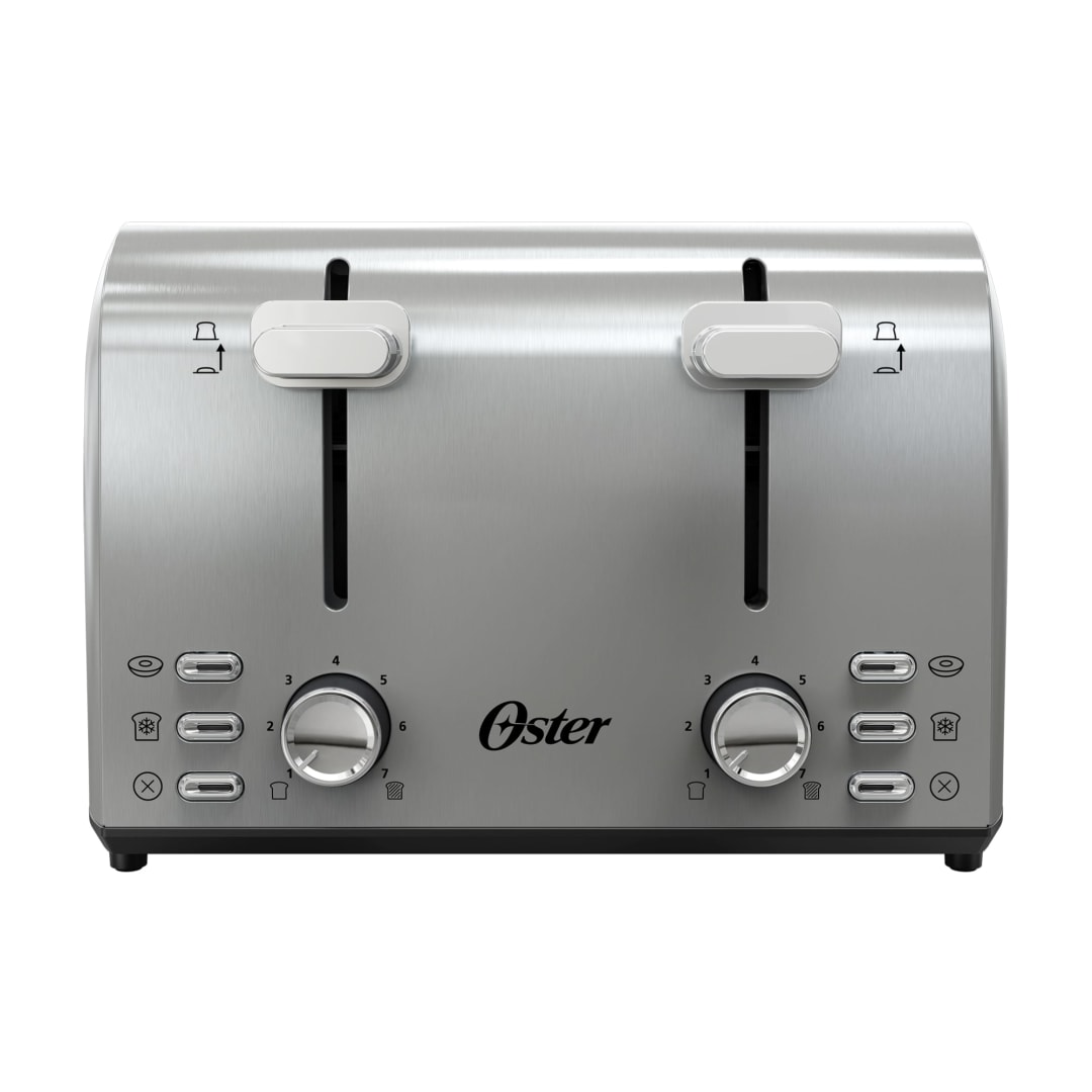 Oster® 4-Slice Toaster with Extra Wide Slots, Stainless Steel