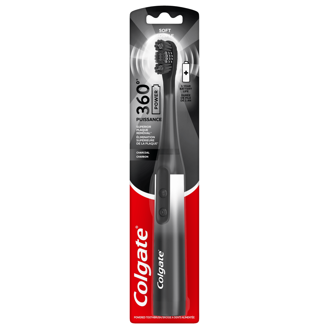 Colgate 360 Charcoal Sonic Powered Battery Toothbrush