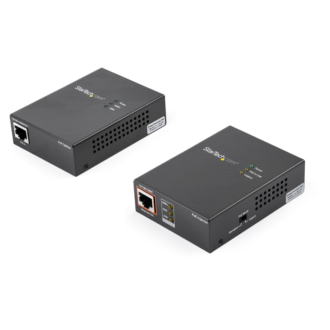 1 Port Gigabit Ultra PoE 802 3at compatible Splitter 60W