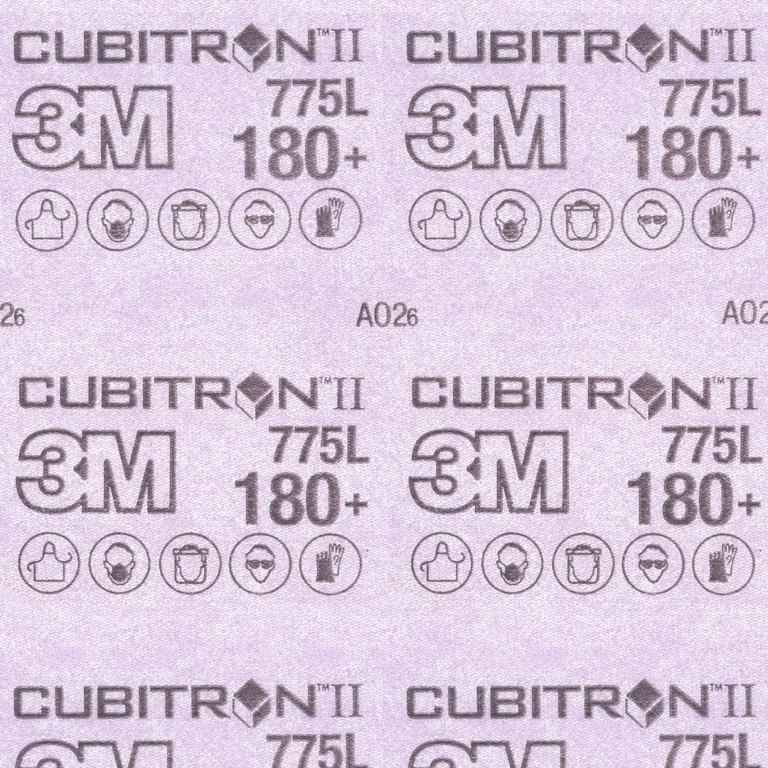 3M™ Cubitron™ Hookit™ Film Roll 775L, 180+, 39.25 in x 250 yd, 1 per pallet