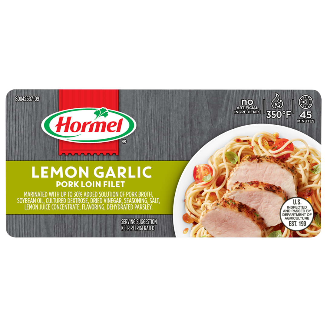 HORMEL ALWAYS TENDER Pork Loin Filet Lemon Garlic