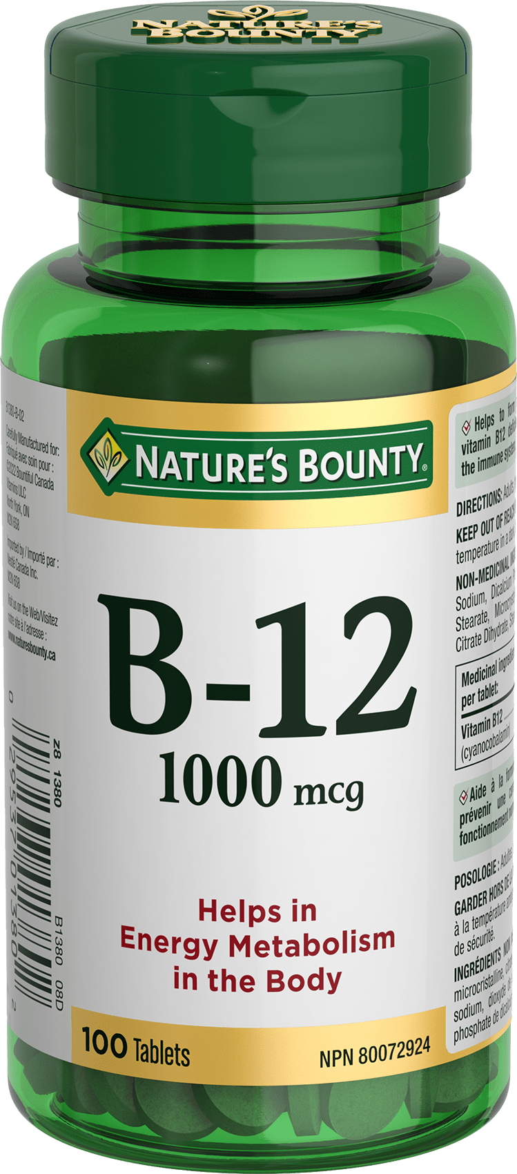 NBTY Vit B12 1000mcg 24x100 TAB CA
