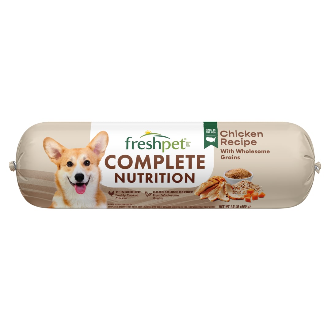 Freshpet Healthy & Natural Dog Food, Complete Nutrition Roll, 1.5lb