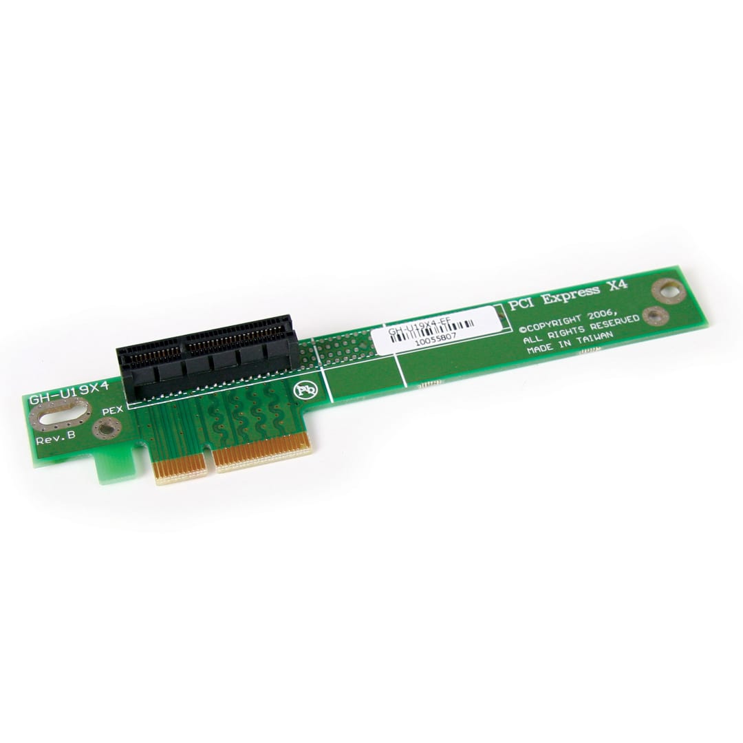 PCI Express x4 to x4 riser card