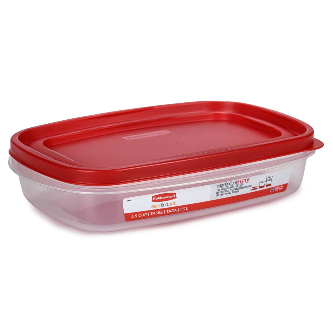 Rubbermaid® EasyFindLids™ Food Storage Container, 5.5 Cup