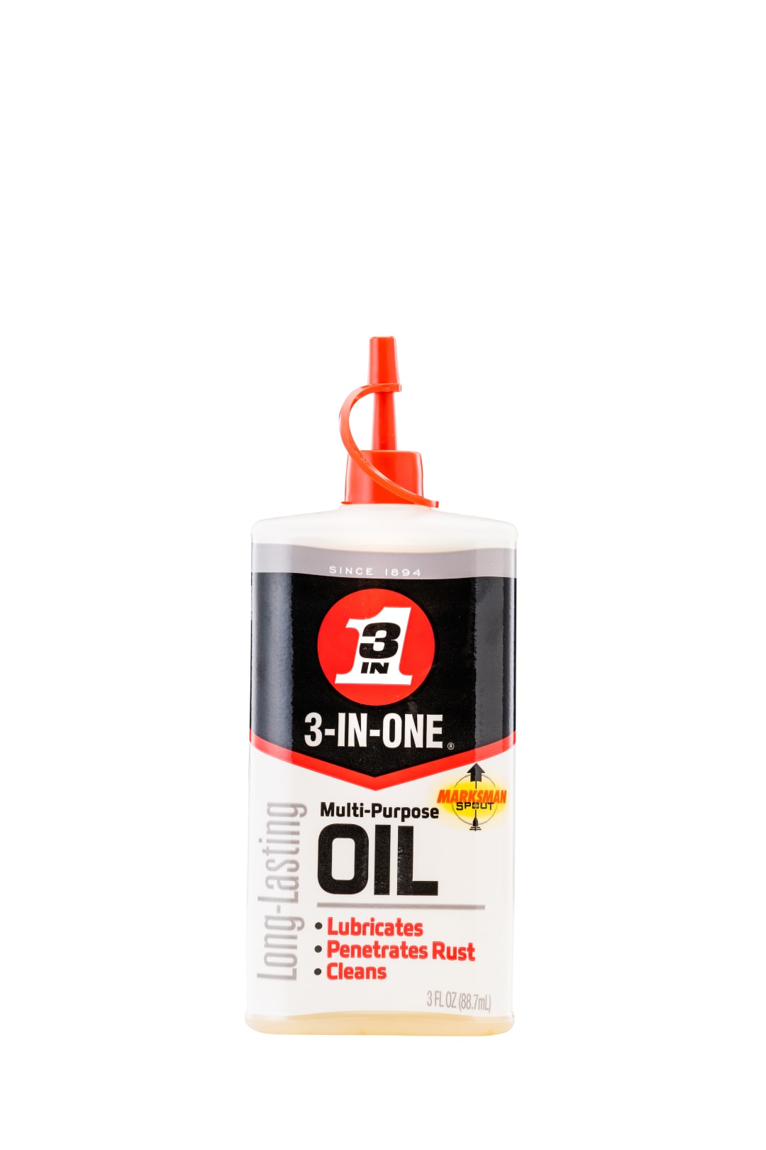 3-IN-ONE 3 fl oz Multi-Purpose Oil, Fast-Acting Lubricant for Hinges, Bolts & Moving Parts [24ct Case Pack]