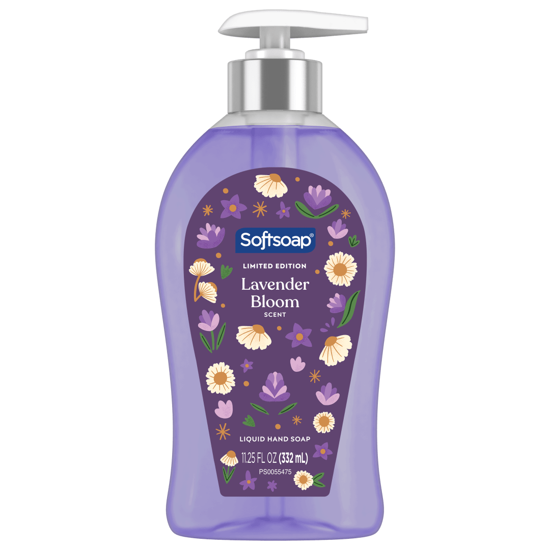Softsoap Limited Edition Liquid Hand Soap, Lavender Bloom Scent, Lavender Hand Soap, 11.25 oz Pump Bottle