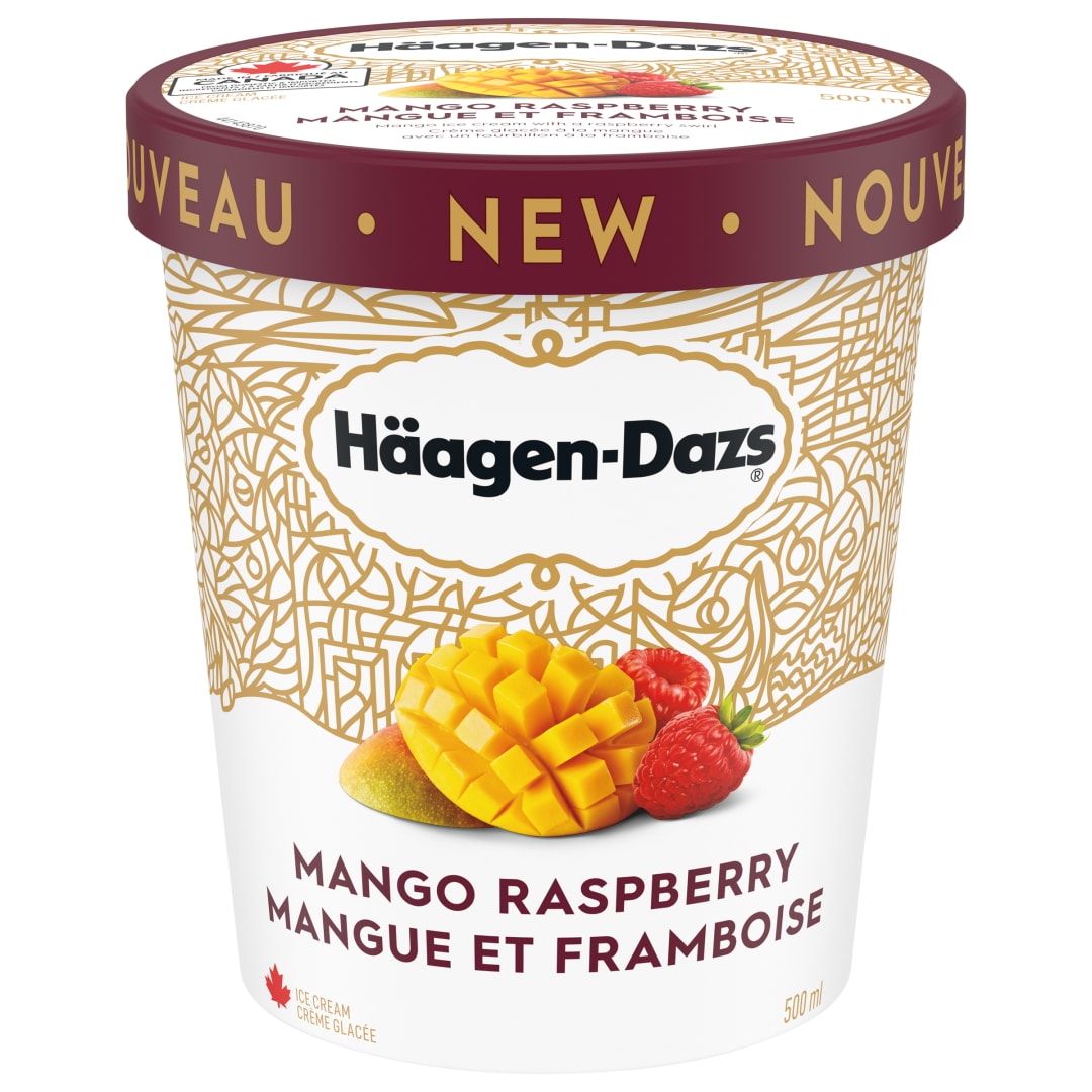 Haagen-Dazs Mango Raspberry 8X500ml CA
