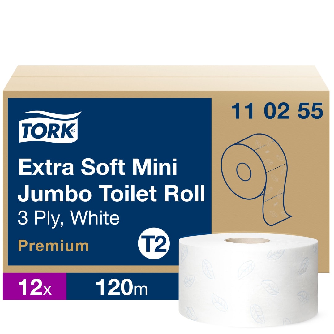 Tork Extra Soft Mini Jumbo Toilet Roll Premium - 3 Ply