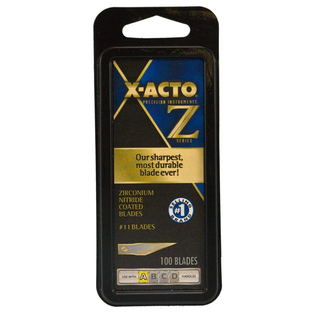 X-ACTO Z-Series No. 11 Blades, Blades for Type A Handles, Classic Fine Point Blade, 100 Count