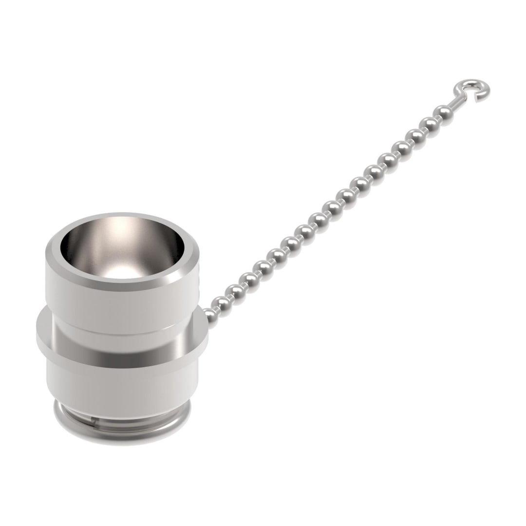 Aeroquip -20 5100 Style Dust Plug With Chain
