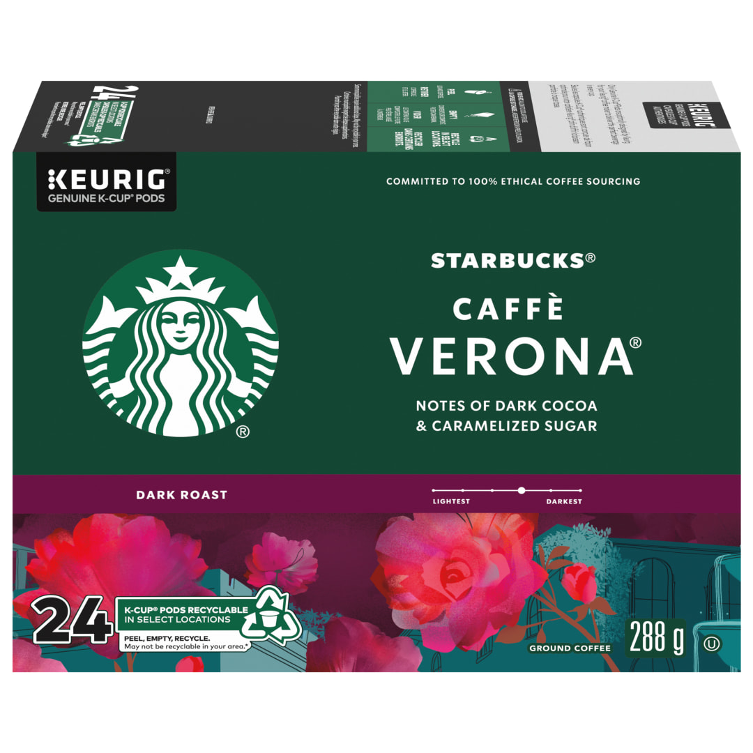 SBUX CAFEE VERONA Kcup24ct 4x10.08ozCA