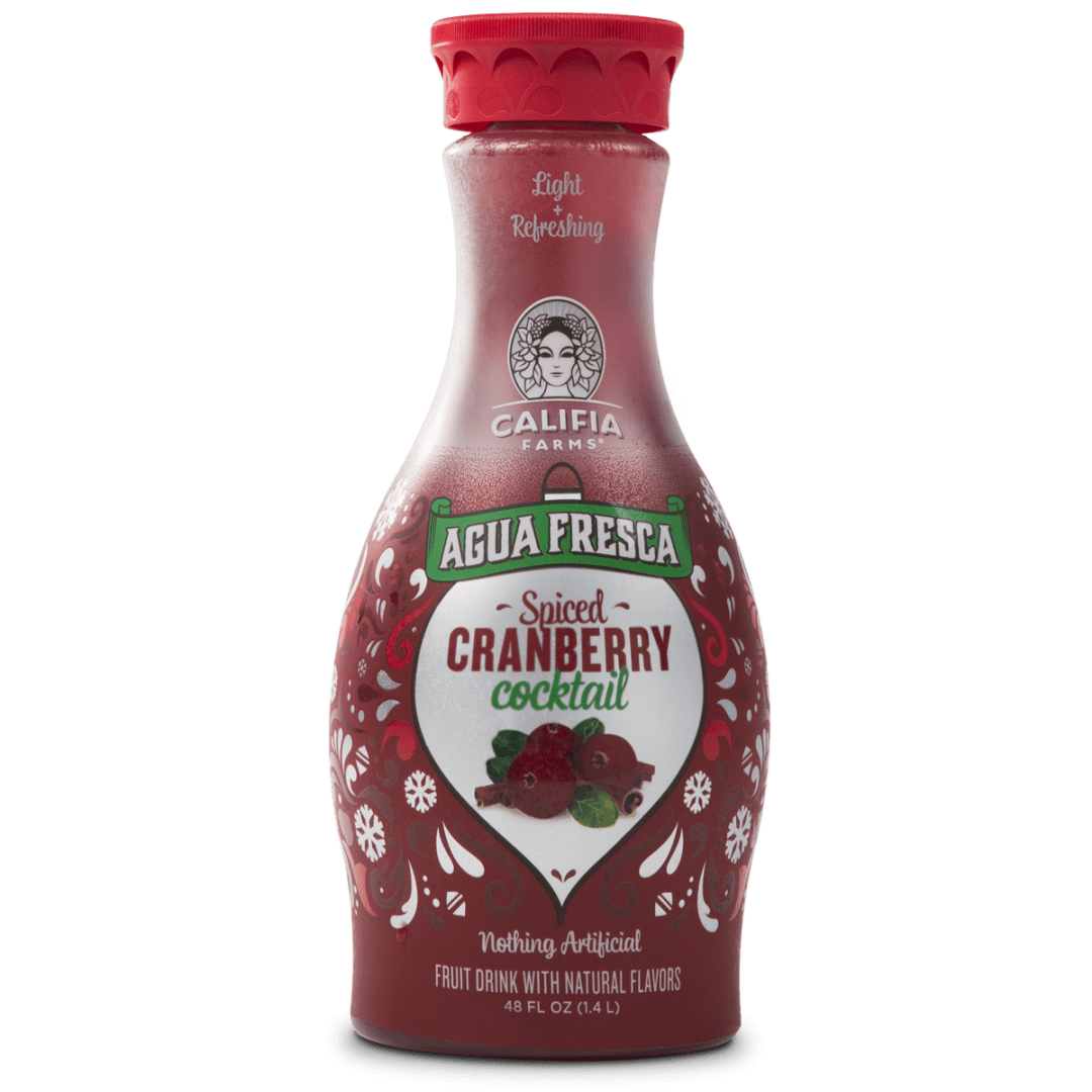 Seasonal Agua Fresca Cranberry Cocktail