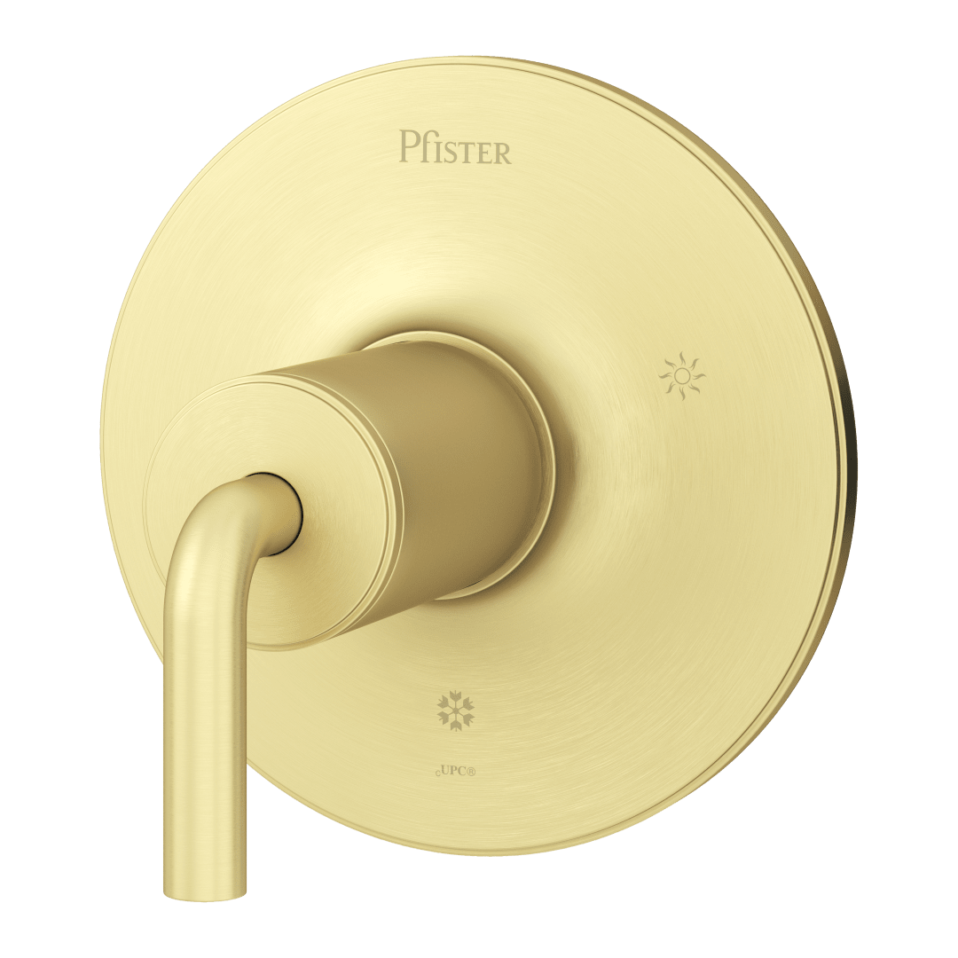 Tenet 1-Handle Tub & Shower Valve Only Trim in Brushed Gold