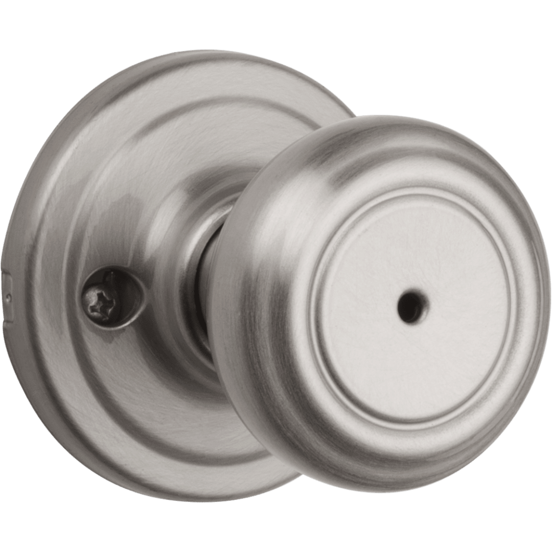 Cameron Bed/Bath Knob in Satin Nickel