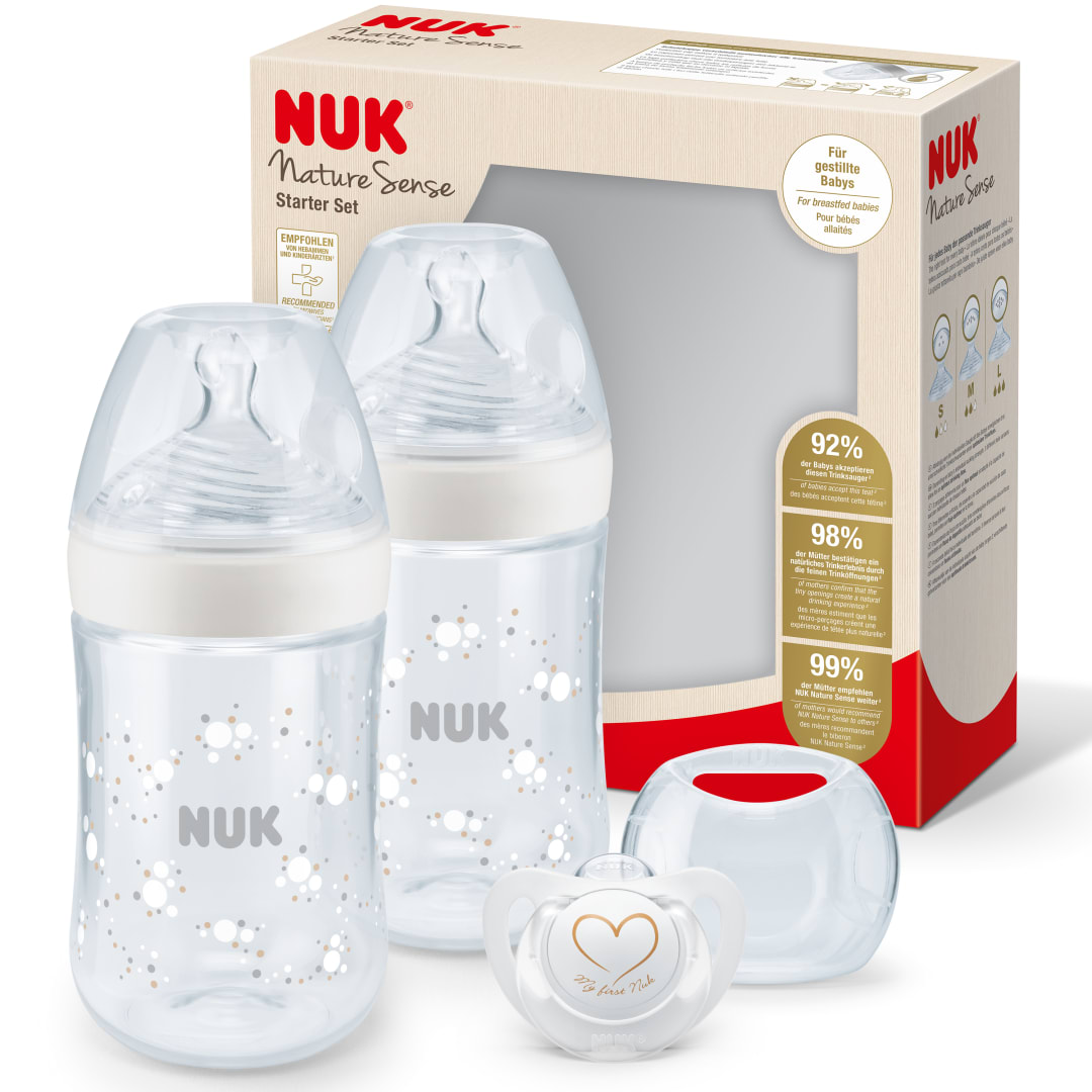 NUK NATURE SENSE TWIN SET WHITE TEMP