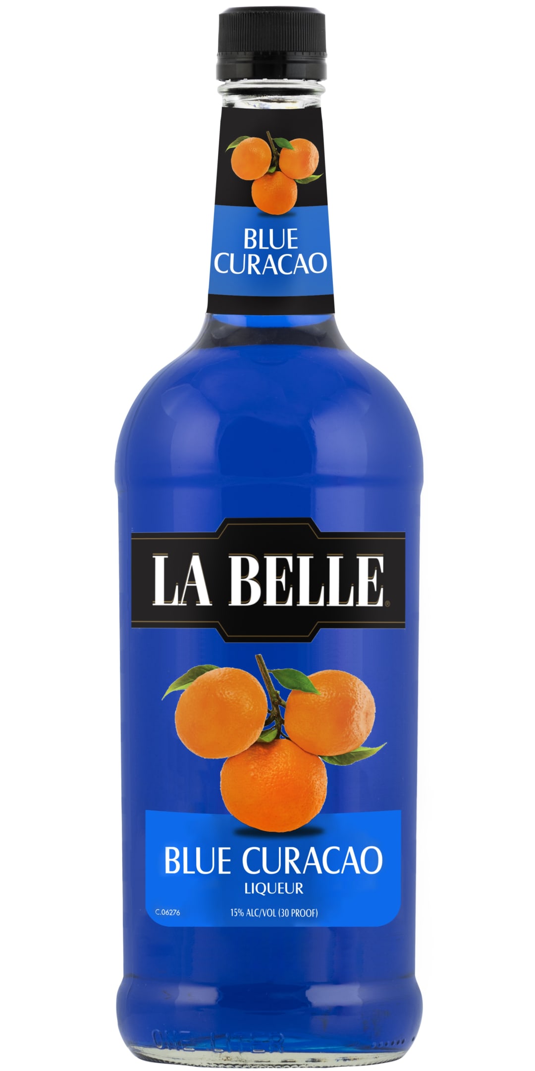 La Belle Blue Curacao Liqueur 1l 30 Proof