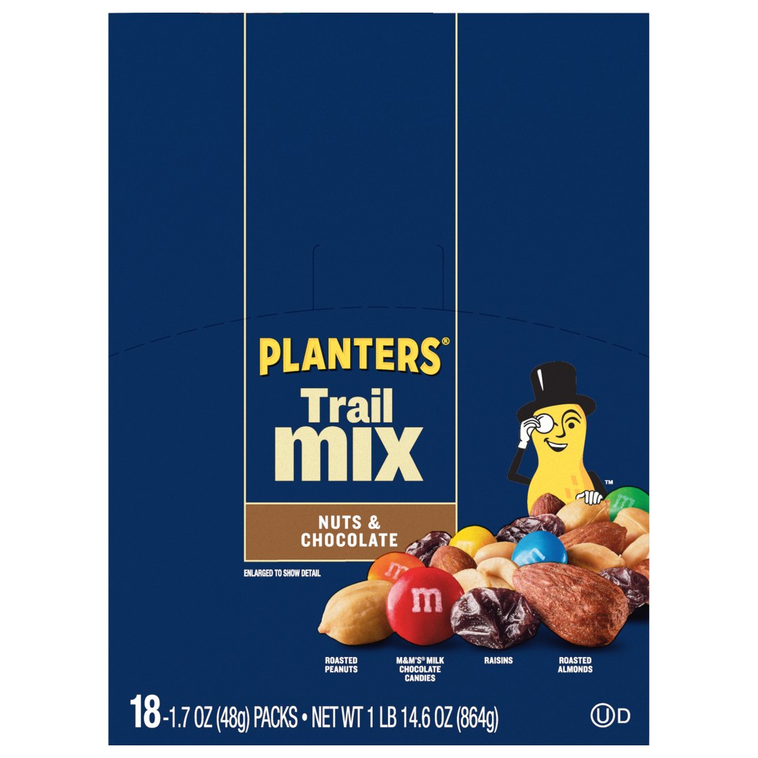 PLANTERS Trail Mix Nuts Choc 18CT