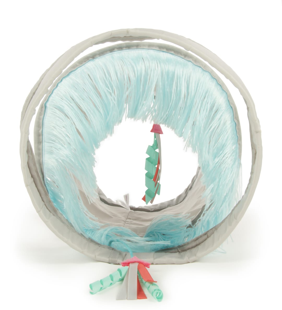 SmartyKat Fringe Frenzy Spring Tunnel Cat Toy
