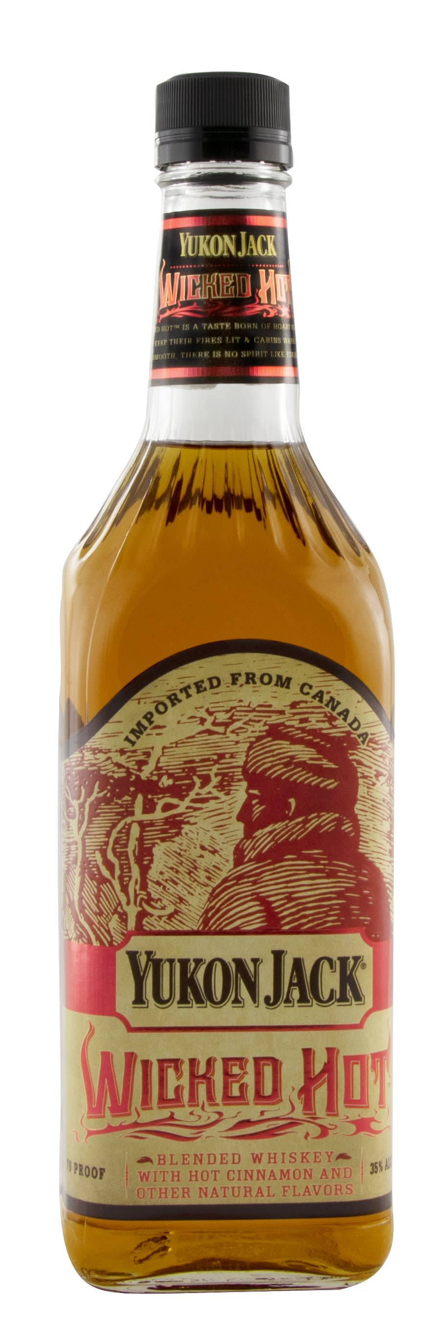 Yukon Jack Wicked Hot Blended Whiskey 750ml 70 Proof