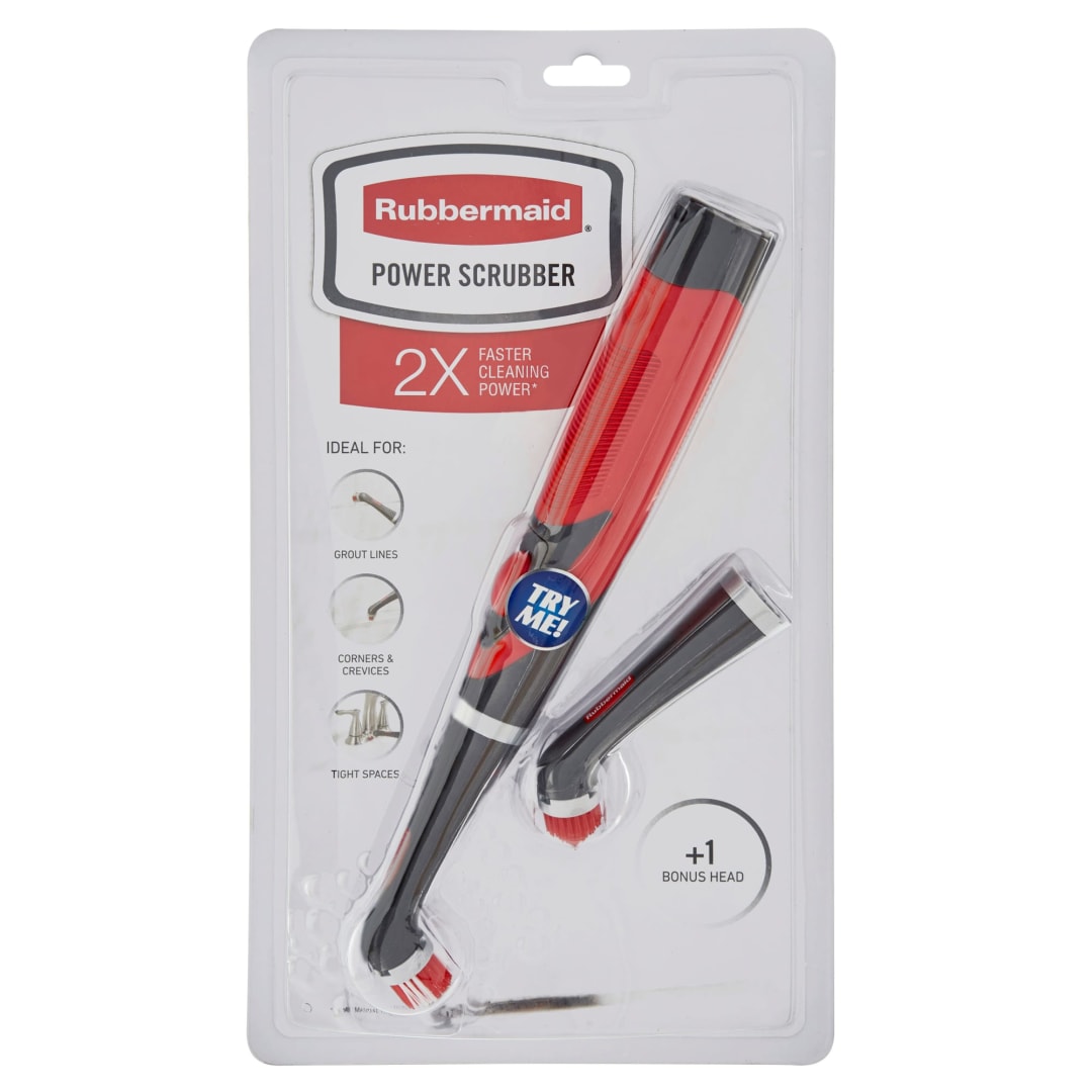 Rubbermaid Power Scrubber, Red