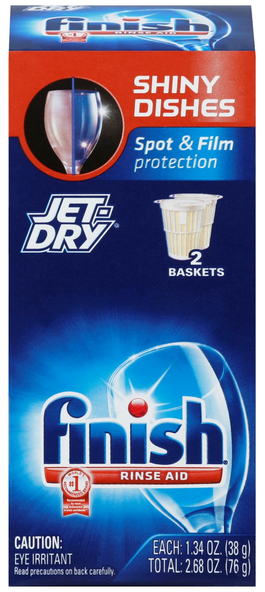 FINISH® JET-DRY® Rinse Agent - Solid Lemon Scented 12/2.68 oz.