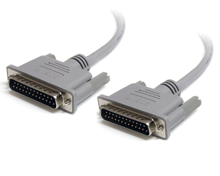 6 FT SERIAL CABLE (DB25M/M)