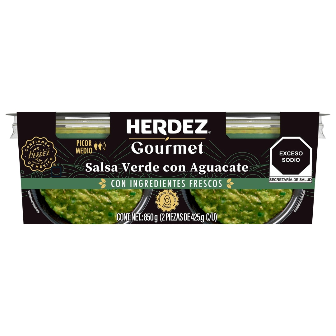 2/15OZ HERDEZ AVOCADO TOMATILLO SALSA