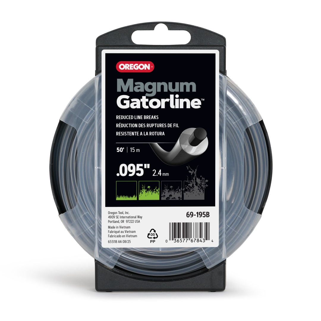 Oregon Magnum Gatorline Round Trimmer line, 0.095in, 50ft Donut