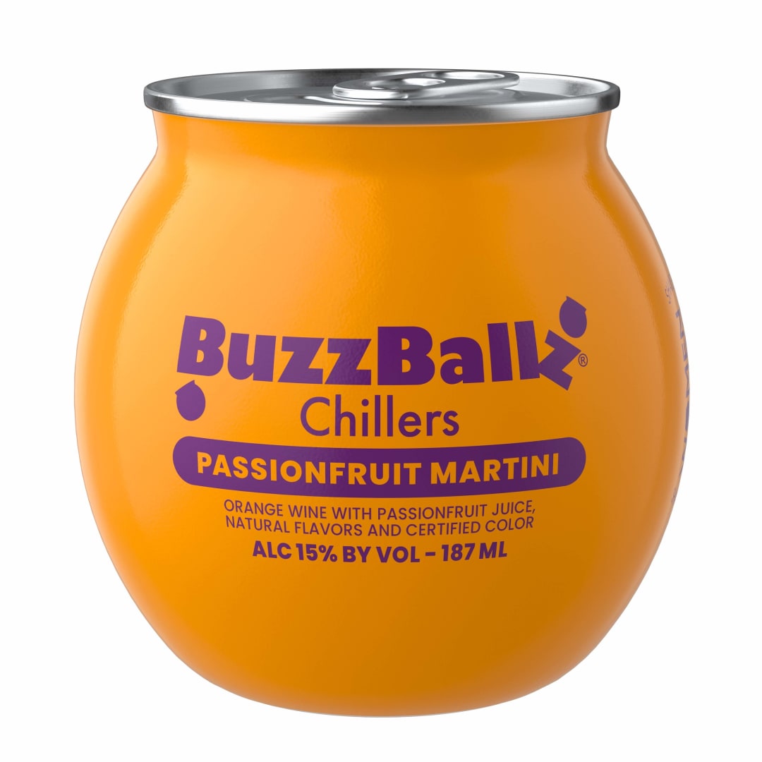 BuzzBallz Passion Fruit Martini Wine Cocktail 187ml 30Pf