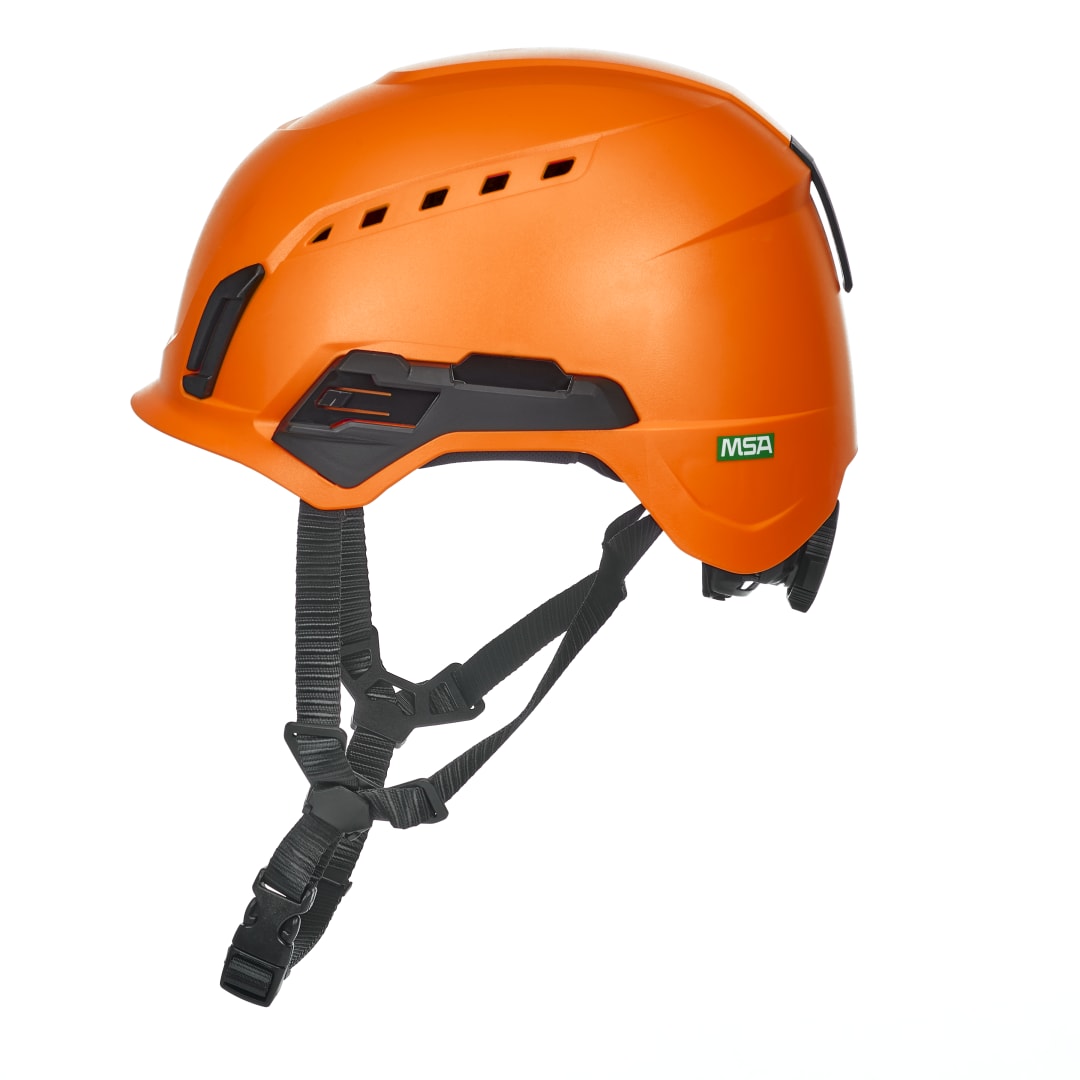 HELMET,V-GARD H2 NO BRM,VENT,ORANGE