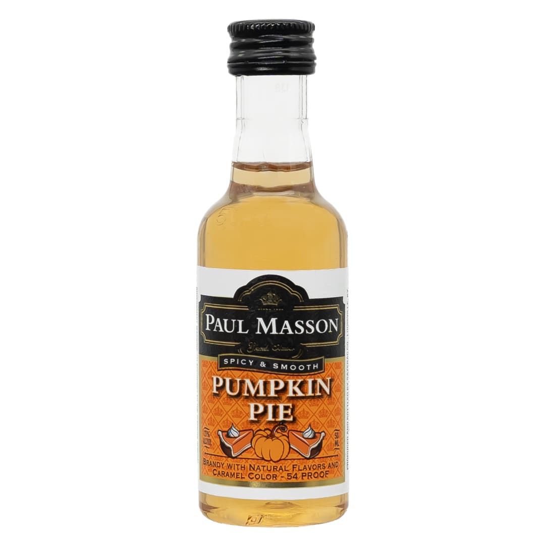 Paul Masson Pumpkin Pie Grande Amber Brandy 50ml 54 Proof