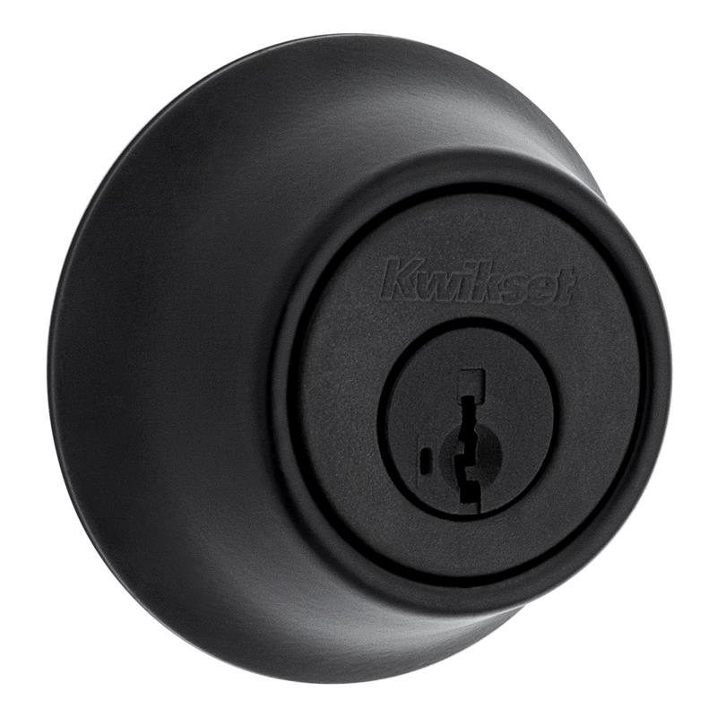 785 Deadbolt, Keyed Both Sides, featuring SmartKey Security™ in Matte Black