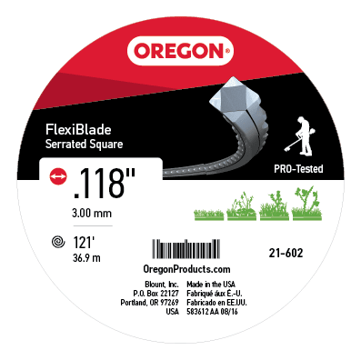 Flexiblade, Serrated, .118", 121 ft.